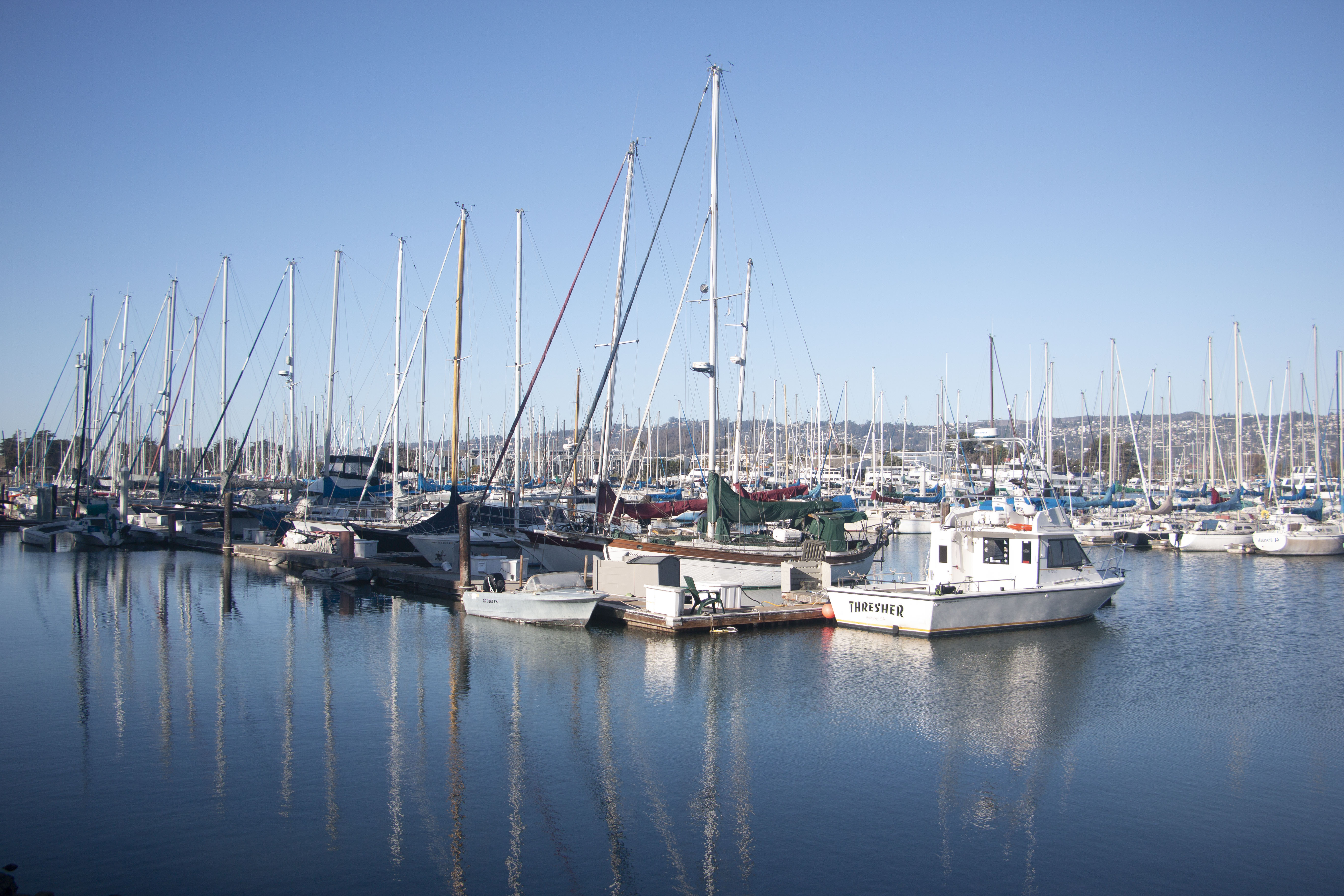 Open water in Berkeley Marina